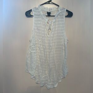 Torrid Cream Textured Tank Top